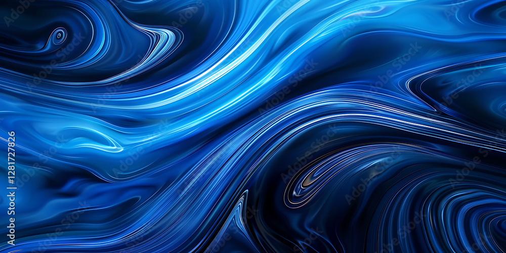 Mesmerizing Blue Swirls with a Liquid Texture
Mesmerizing Blue Swirls with a Liquid Texture