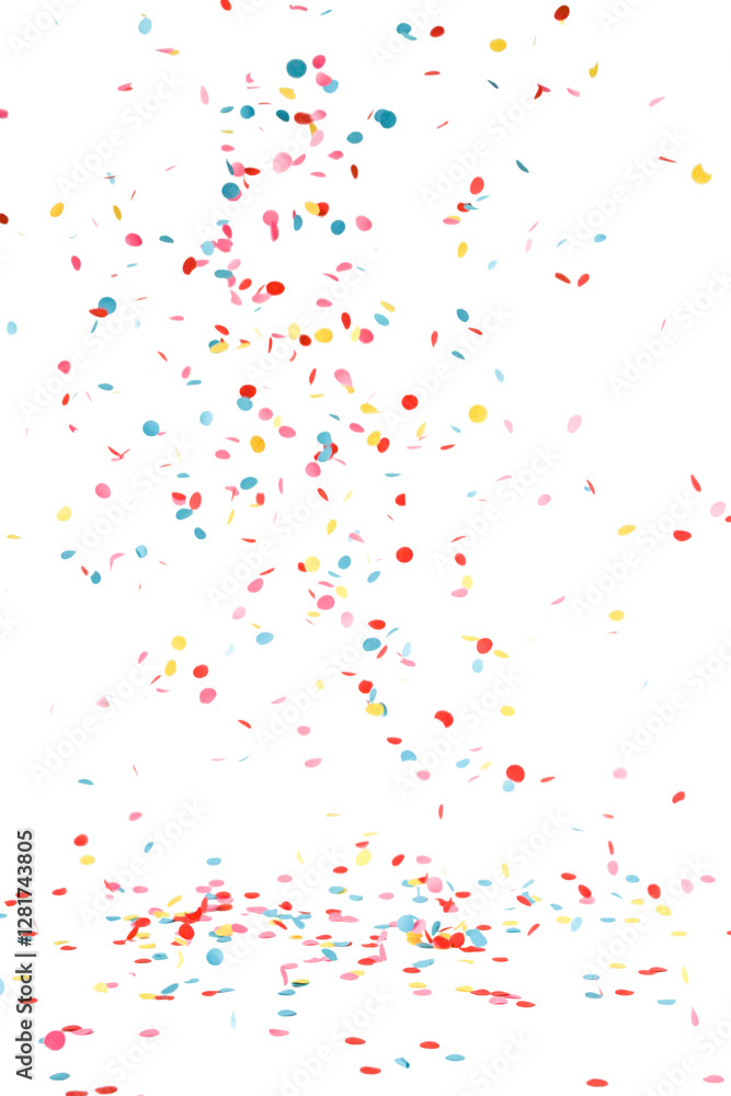 festive falling and flying colorful paper confetti on transparent background festive falling and flying colorful paper confetti on transparent background