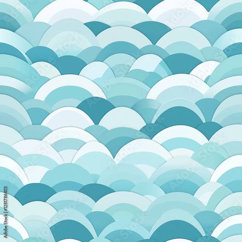seamless pattern with waves