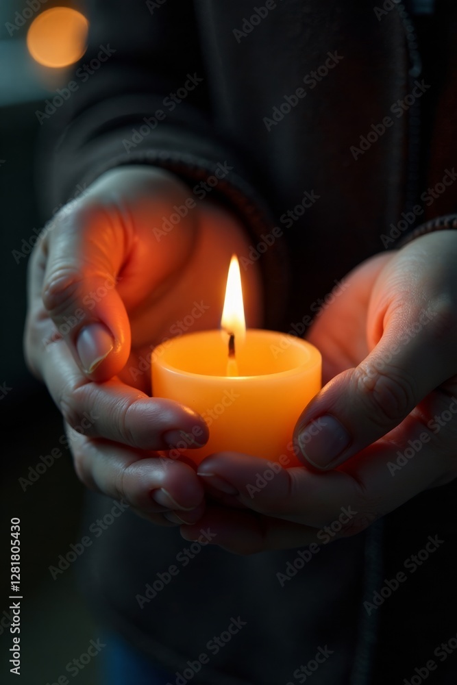 Tiny hands blowing on a lit candle, creating soft flames , playful moment, celebratory atmosphere, kids' fun Tiny hands blowing on a lit candle, creating soft flames , playful moment, celebratory atmosphere, kids' fun