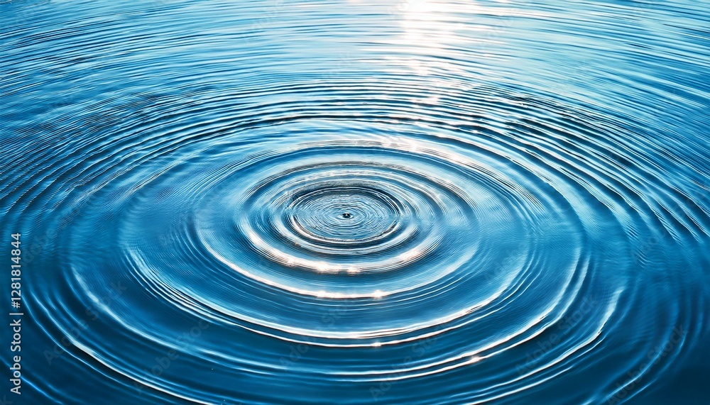 ripples in clear blue water with abstract circular patterns suitable as calming spa background ripples in clear blue water with abstract circular patterns suitable as calming spa background