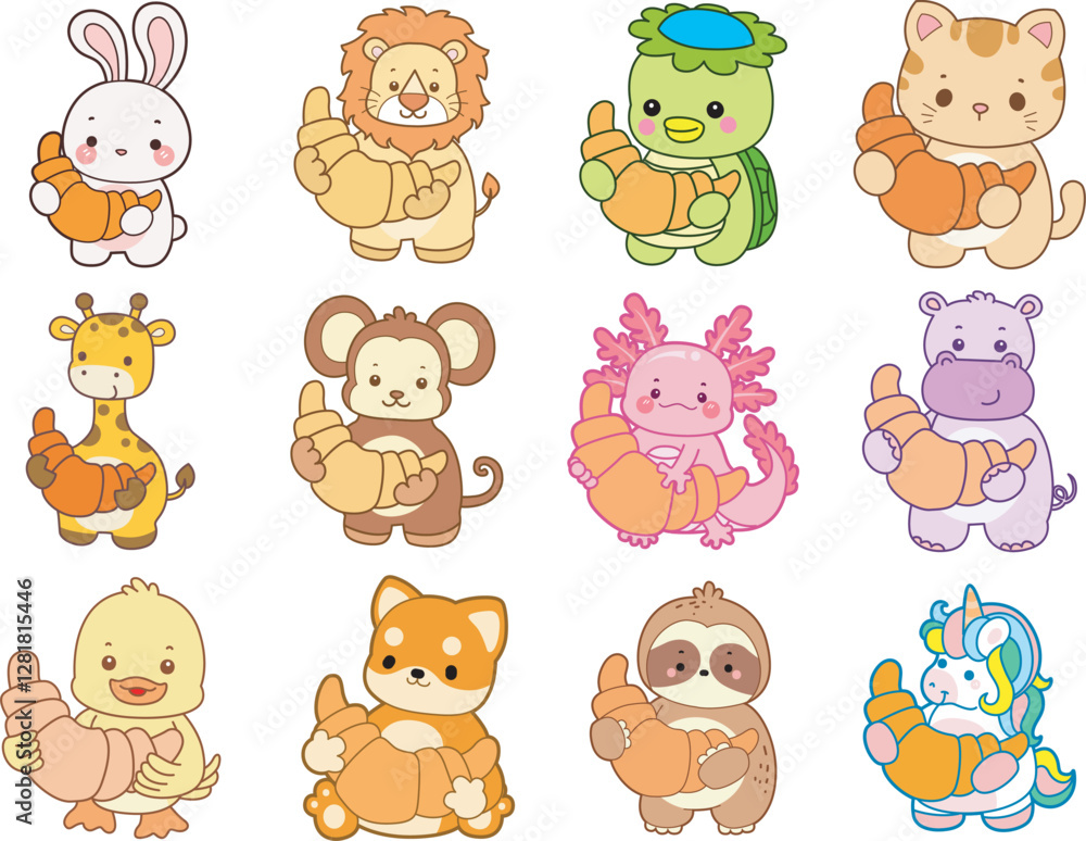 Set Vector Stock Illustrations Isolated of Baby Animals.
Cute animals with various activities.
Funny sticker of animal kids. Set Vector Stock Illustrations Isolated of Baby Animals.
Cute animals with various activities.
Funny sticker of animal kids.
