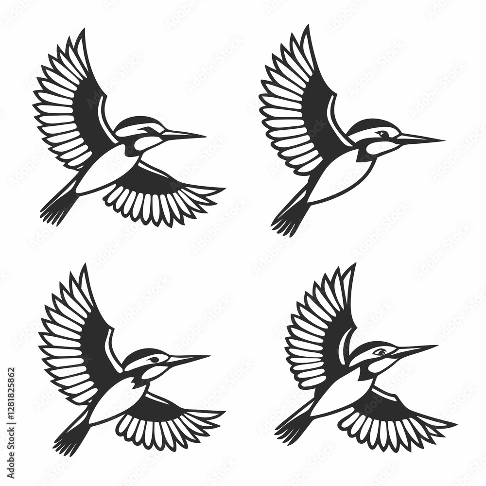 Obraz premium set of birds