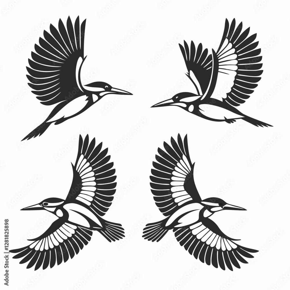 Obraz premium set of birds