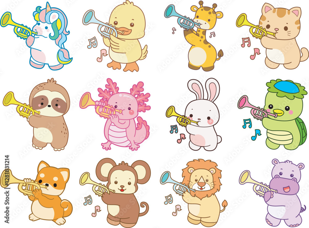 Set Vector Stock Illustrations Isolated of Baby Animals.
Cute animals with various activities.
Funny sticker of animal kids. Set Vector Stock Illustrations Isolated of Baby Animals.
Cute animals with various activities.
Funny sticker of animal kids.