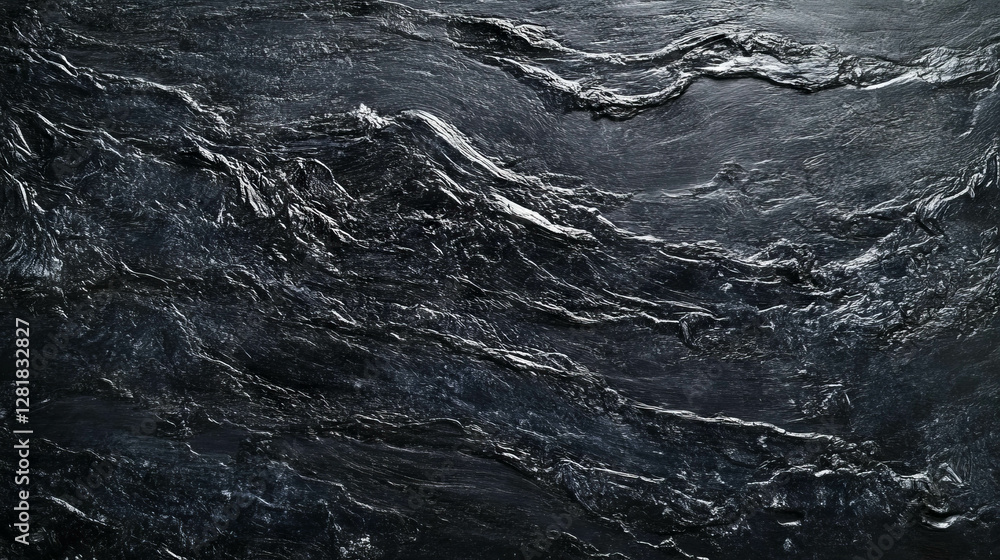 Fototapeta premium Artistic blackboard texture with varied chalk strokes for creative designs