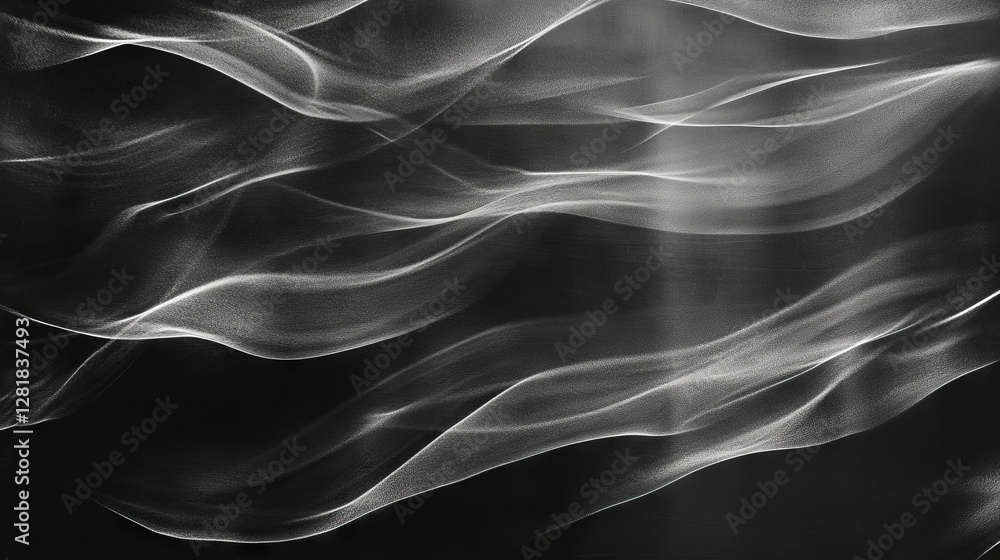 Obraz premium Abstract chalkboard texture with smooth varied chalk lines for artistic background design