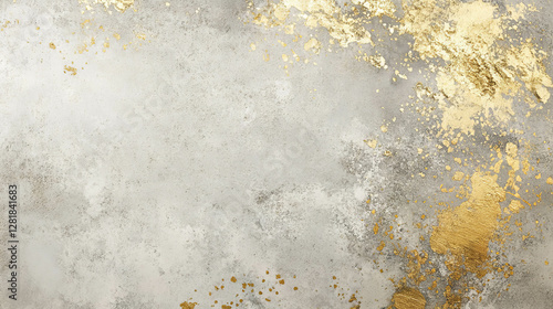 Concrete texture with light gold flakes for luxurious background design