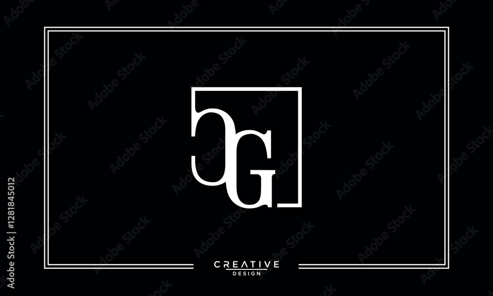 CG, GC, C, G, Abstract Letters Logo monogram CG, GC, C, G, Abstract Letters Logo monogram