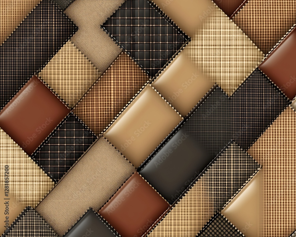 Diagonal plaid fabric texture background Diagonal plaid fabric texture background