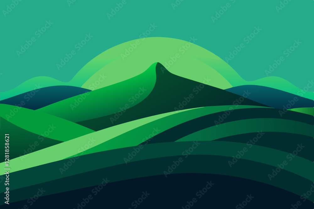 Obraz premium set of nature background creative design art