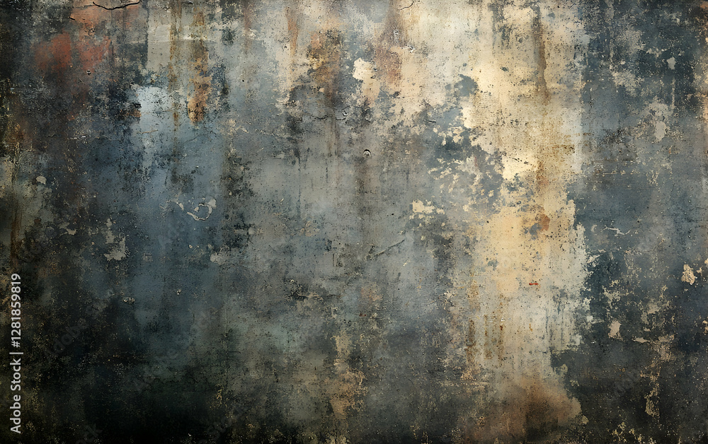 Fototapeta premium Aged and weathered grunge texture adding depth and character to a distressed surface