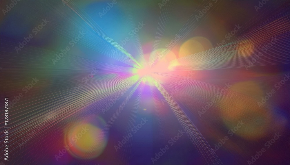 Fototapeta premium abstract colorful background with rays