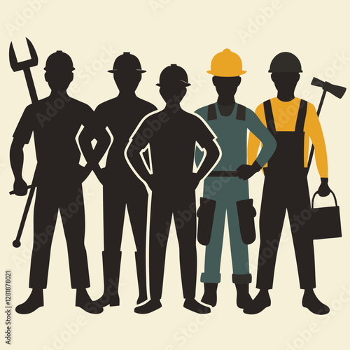 group of workers