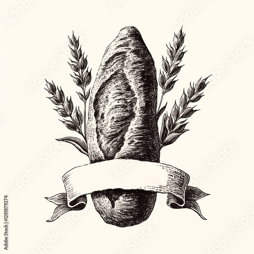 vector illustration of bread