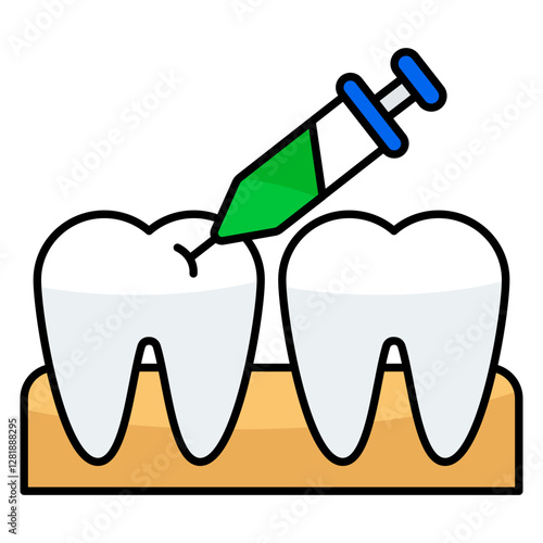 An icon design of anesthesia