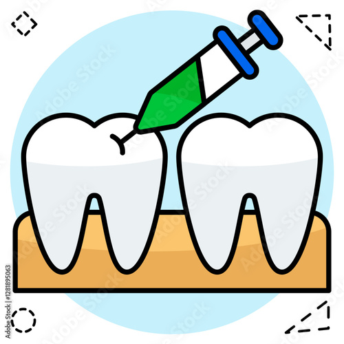 An icon design of anesthesia