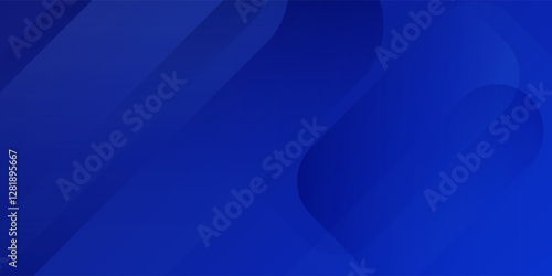 Abstract blue background with glowing geometric lines. Modern blue gradient square shape design. Futuristic technology concept. Suit for brochure, corporate, website, poster, banner, cover modern