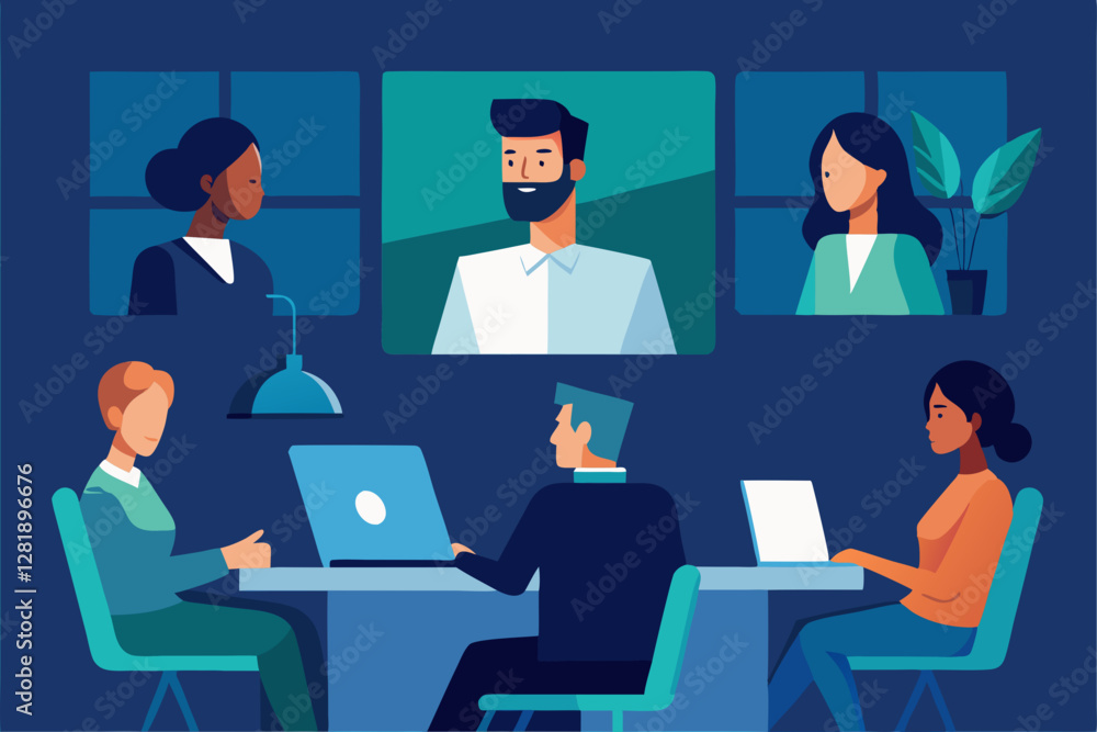 vector illustration of a business people vector illustration of a business people