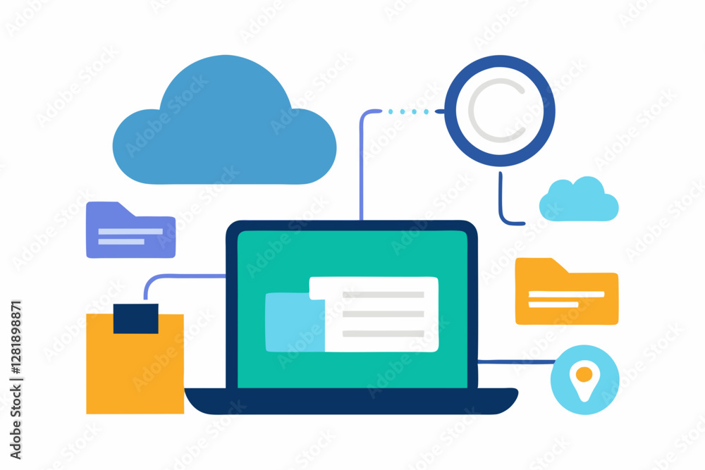 cloud computing icons cloud computing icons