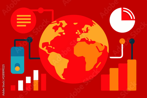 global communication concept