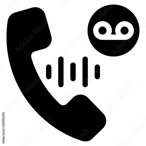 Call Recording Icon For Design Element