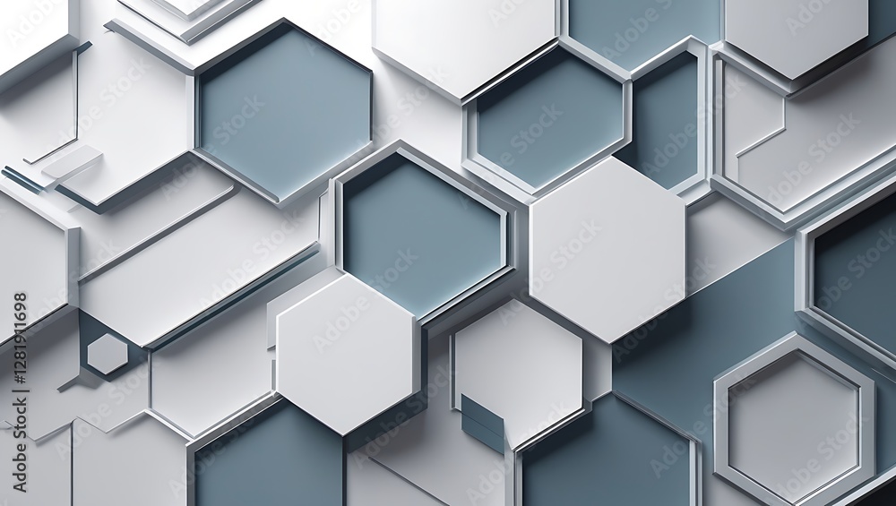 A modern geometric background with interlocking hexagons and lines in silver, white, and muted blue, featuring a subtle 3D effect for a professional, minimalist look—ideal for tech and finance brands. A modern geometric background with interlocking hexagons and lines in silver, white, and muted blue, featuring a subtle 3D effect for a professional, minimalist look—ideal for tech and finance brands.