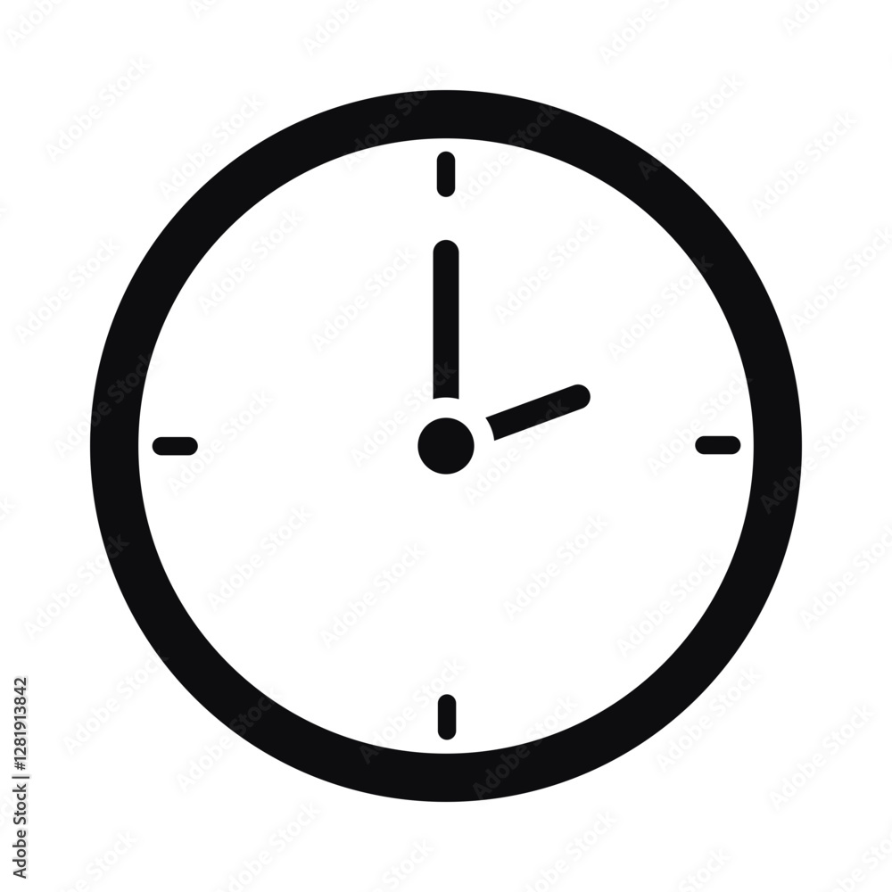 Clock and Calendar Icon Set – Time Symbols Clock and Calendar Icon Set – Time Symbols