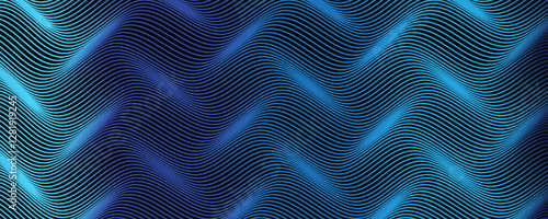 line wave Technology abstract lines on black background. Undulate colorful Wave Swirl, frequency sound wave, twisted curve lines with blend effect abstract vektor colorful lines wave arts modern line