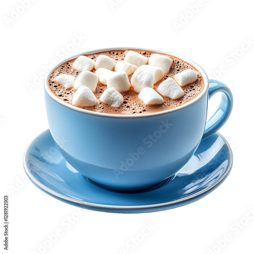 Hot Chocolate with Marshmallows. photo