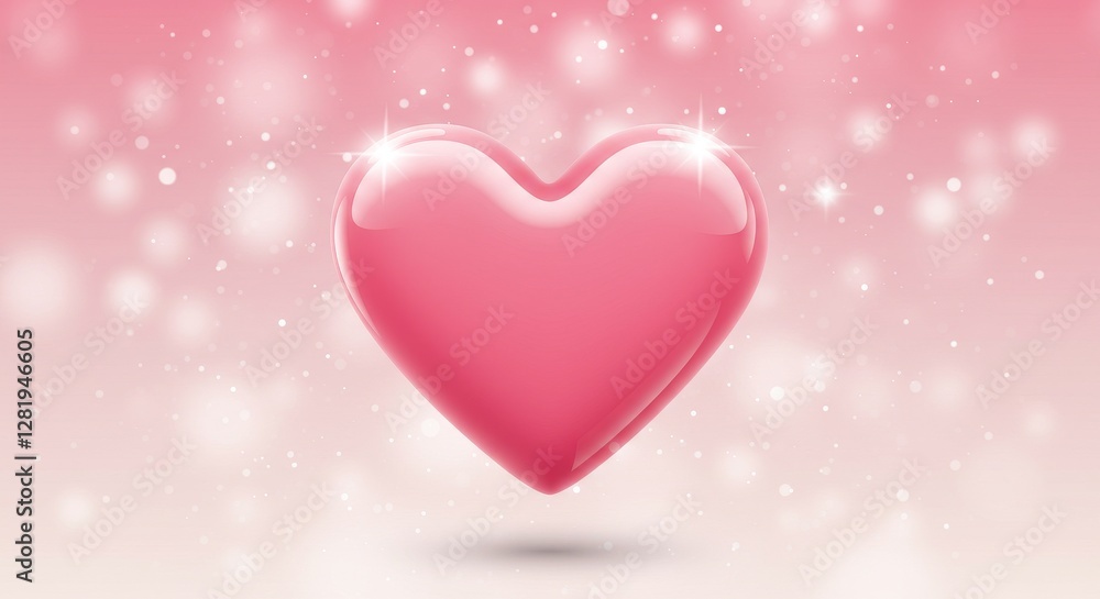 Pink Heart Valentine background, Heart Pink Heart Valentine background, Heart