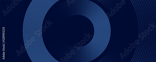abstract dark background with glowing lines circles