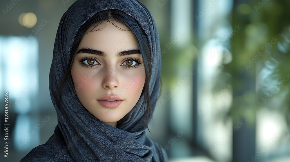 Person in Dark Hijab with a Calm, Reflective Presence
Person in Dark Hijab with a Calm, Reflective Presence