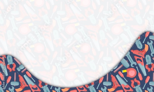 carpentry background. presentation and powerpoint design concept with typography space area. carpentry, woodworking, and tools themes