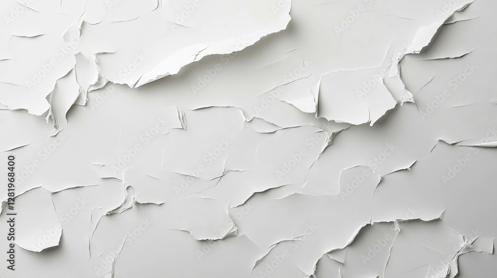 Detailed texture of shabby paper with torn edges for artistic background design Detailed texture of shabby paper with torn edges for artistic background design