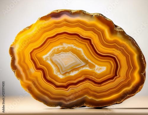 Obraz na płótnie yellow agate slices