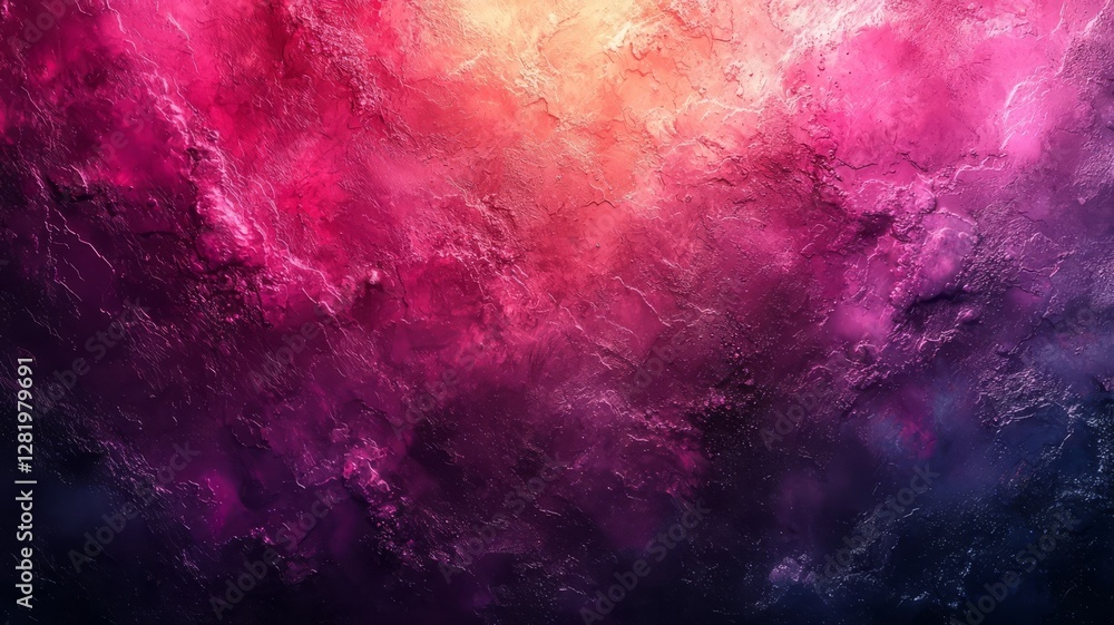 Fototapeta premium Vibrant Cosmic Abstract: A stunning blend of pink and purple hues, evoking a sense of wonder and creativity, perfect for backgrounds or digital art projects.