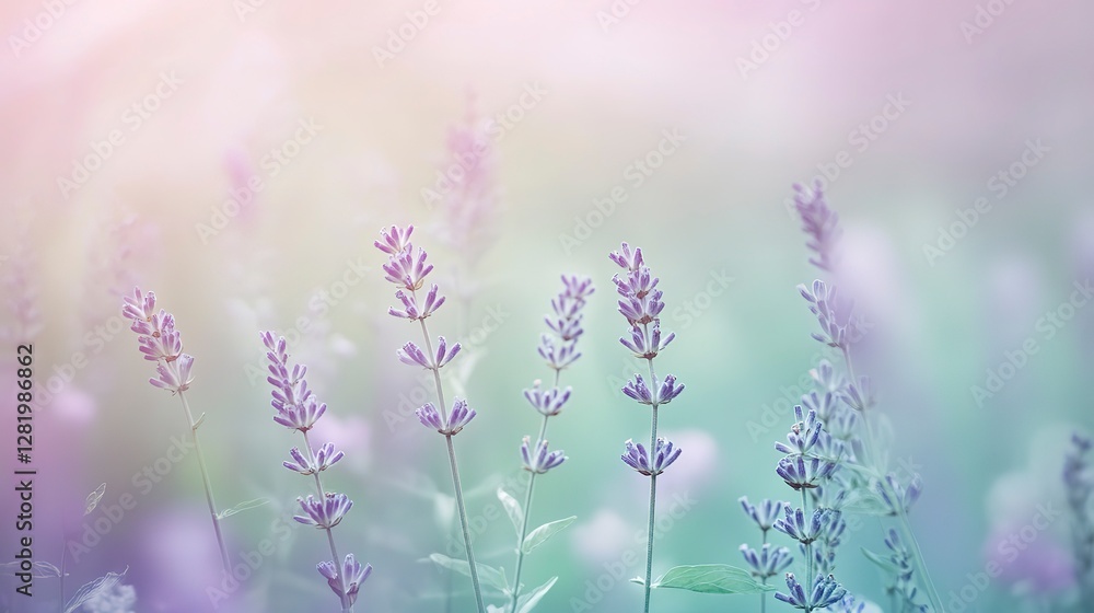 Soft pastel gradient with lavender and mint green tones, subtly blending with a blurred texture for a calm and ethereal mood Soft pastel gradient with lavender and mint green tones, subtly blending with a blurred texture for a calm and ethereal mood
