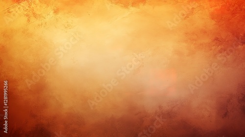 Warm brown and orange gradient with softly blurred texture, glowing edges, creating a cozy and serene ambiance