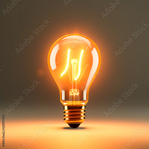 blue tone light bulp image