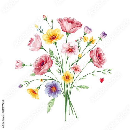 Mother's Day Bouquet: A Delicate Floral Tribute