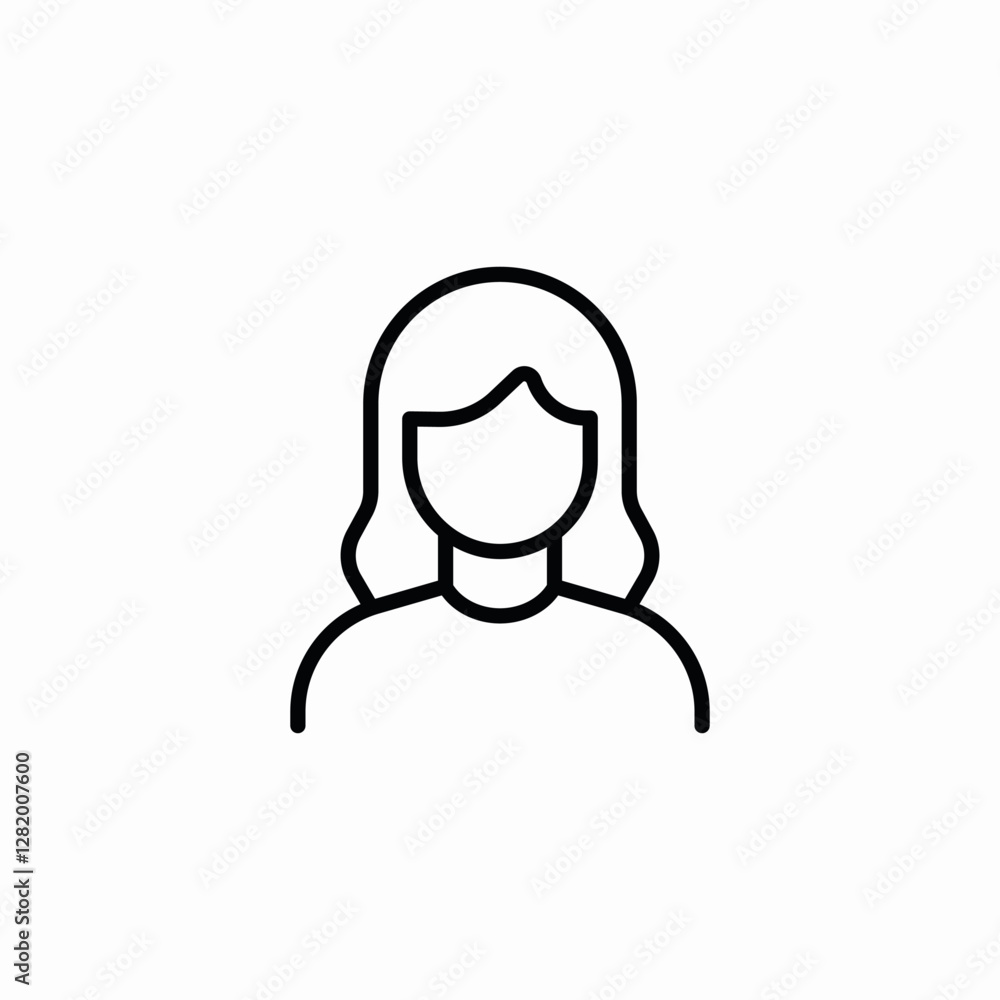 contact profile icon sign vector contact profile icon sign vector