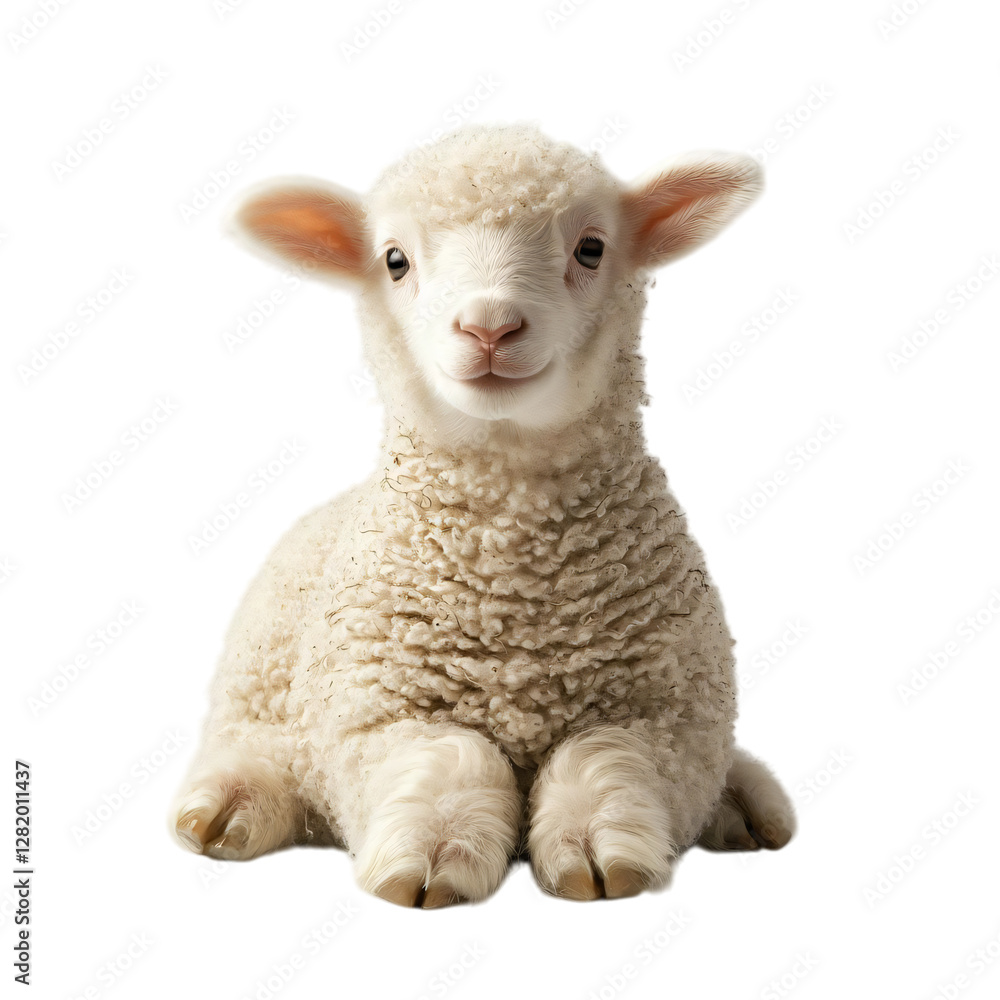 Isolated lamb on transparent background Isolated lamb on transparent background