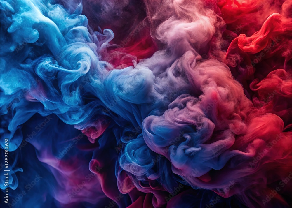 Dramatic velvet smoke swirls in burgundy and navy. Dramatic velvet smoke swirls in burgundy and navy.