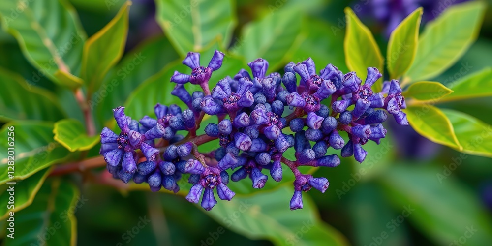 Miconia Cyanocarpa in Vibrant Bloom: A Horticultural Gem