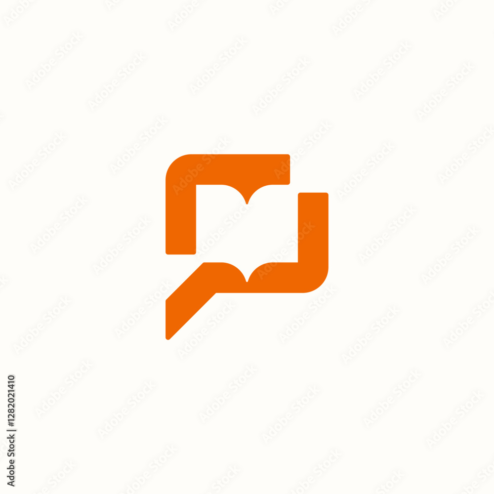 Modern Letter P and book or Book P logo concept vector icon Modern Letter P and book or Book P logo concept vector icon