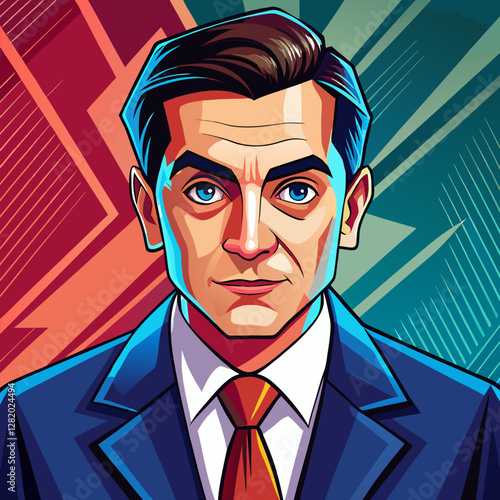 businessman in suit and tie