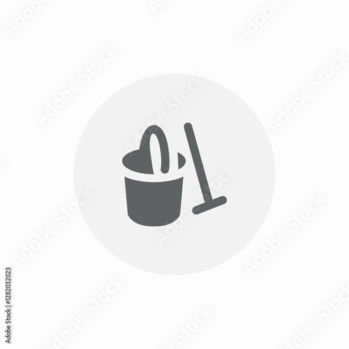 floor clean icon sign vector