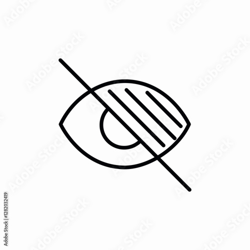 hidden page icon sign vector