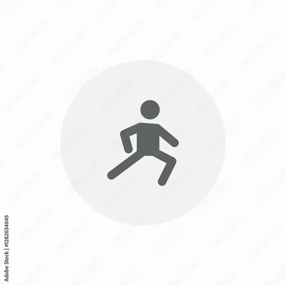 stretching exercise icon sign vector stretching exercise icon sign vector